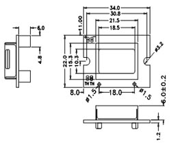 CPU Thermometer CT0324E-BL